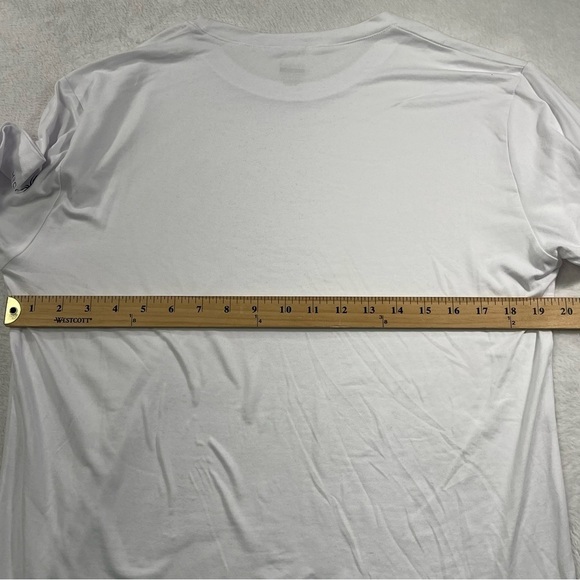 NWT Spyder Large Men's Spandex Soft Stretchy Athletic White Short Sleeve T Shirt - Picture 5 of 9